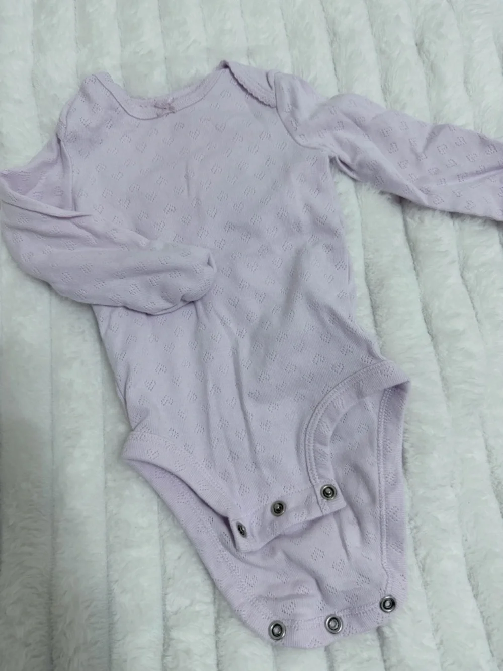 Mixed Baby Girl Sleepers and Onesies - Pastel Floral & Fruit Prints - Picture 7 of 13